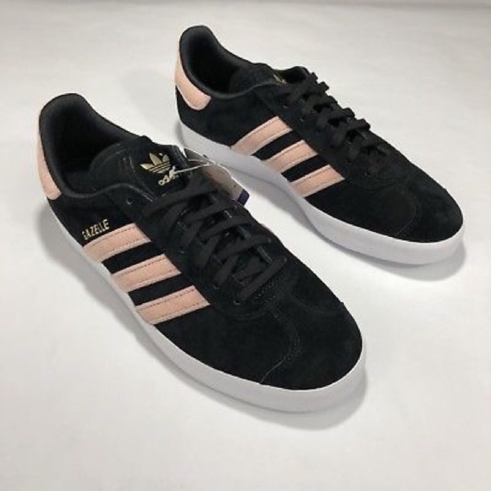 Adidas Originals: W Gazelle Velvet Black/Pink